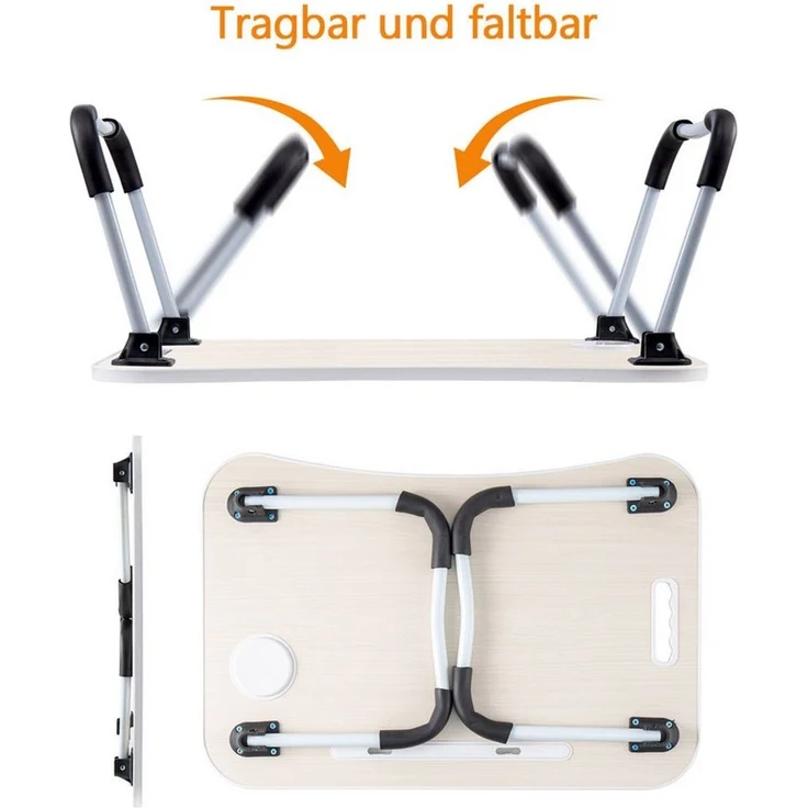 Youyijia Wickeltisch Laptoptisch Betttisch Laptopständer Bett-Schreibtisch Klappbar – Bild 1