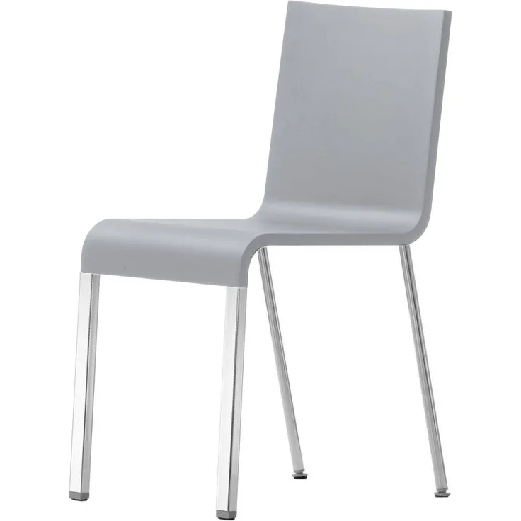 Vitra 440 142 000105.03 Stuhl, grau stapelbar