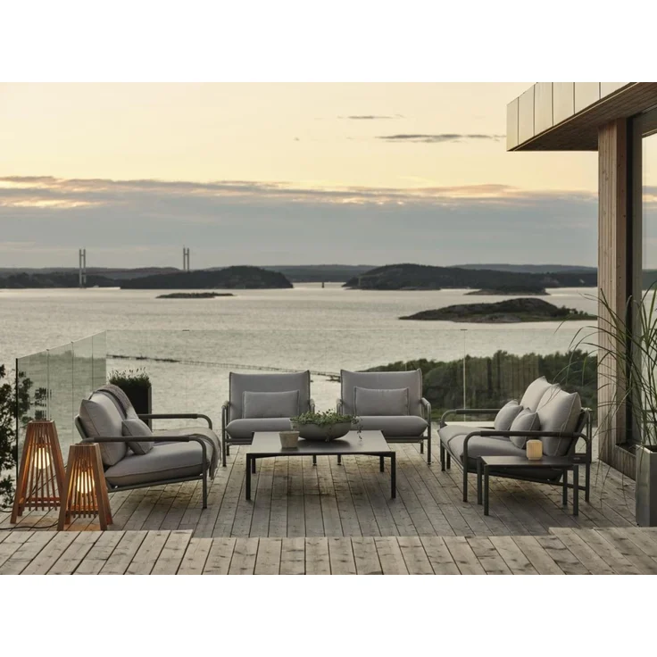 Gartensofa Lerberget von Brafab aus Aluminium und Acryl-Stoff, modern, grün, inkl. Kissen, 2-3 Sitzplätze – Bild 9