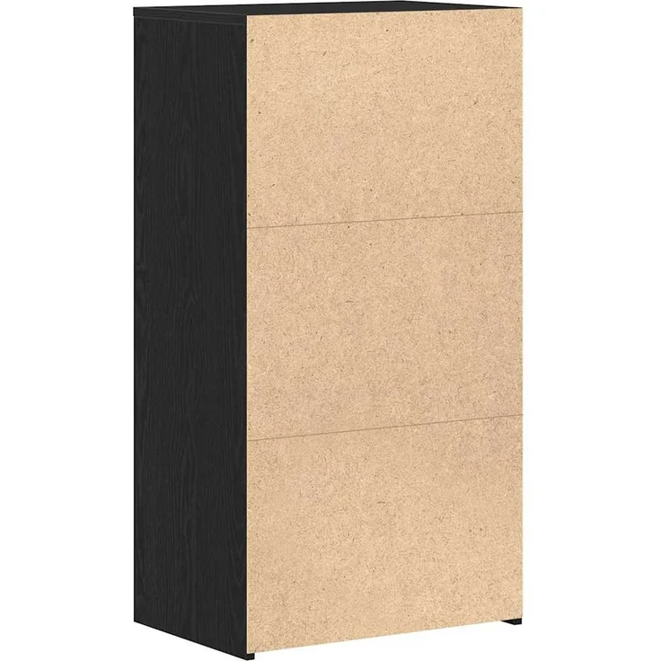 vidaXL Sideboard mit 6 Schubladen Schwarz Eichen-Optik 50x34x96 cm 862442 – Bild 7