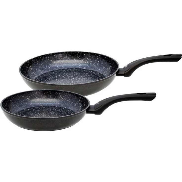 Elo Pfannen-Set Pure Belugo, Aluminium (Set, 2-tlg, 1x Bratpfanne Ø 24 cm, 1x Bratpfanne Ø 28 cm), Induktion – Bild 4