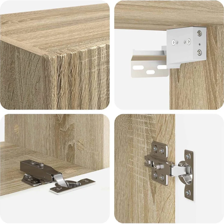 vidaXL TV-Schrankset 5 pcs Sonoma-Eiche Holzwerkstoff 3409098 – Bild 10