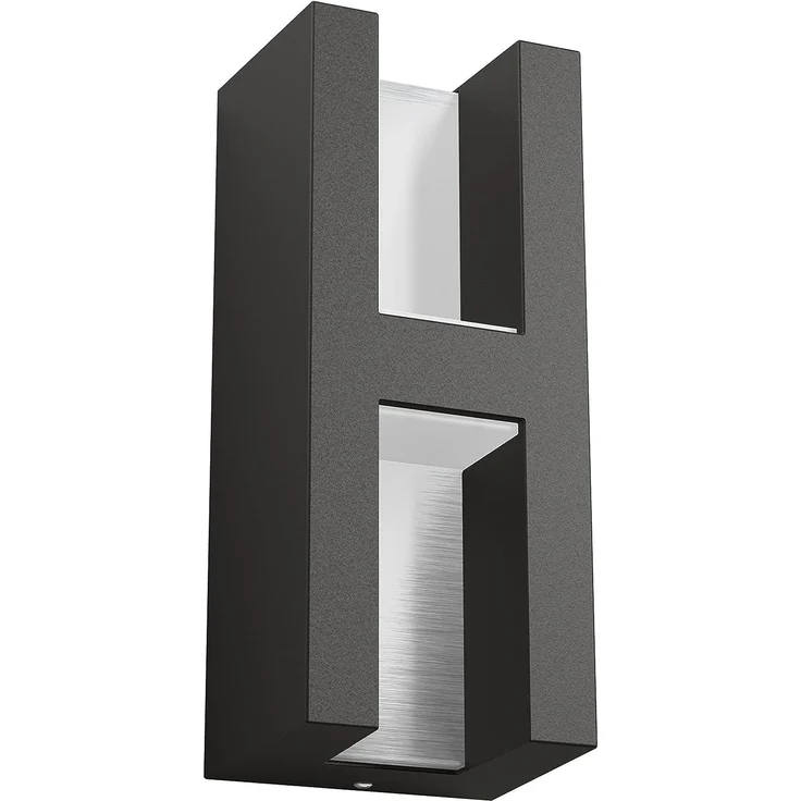 Philips myGarden Shadow Outdoor wall lantern, LED 2x4,5W, Anthracite