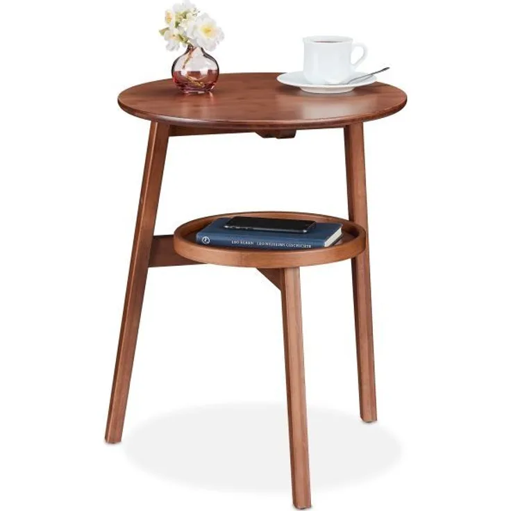 Runder Beistelltisch mit 2 Ablagen 10050293