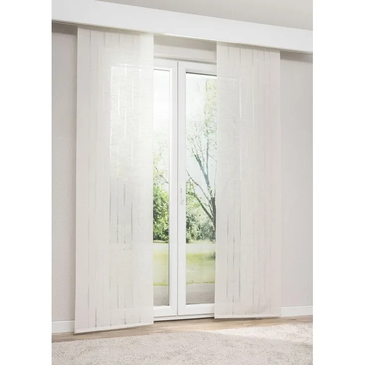 LYSEL® Schiebegardine Sambava, (1 St), halbtransparent, HxB 245x60cm