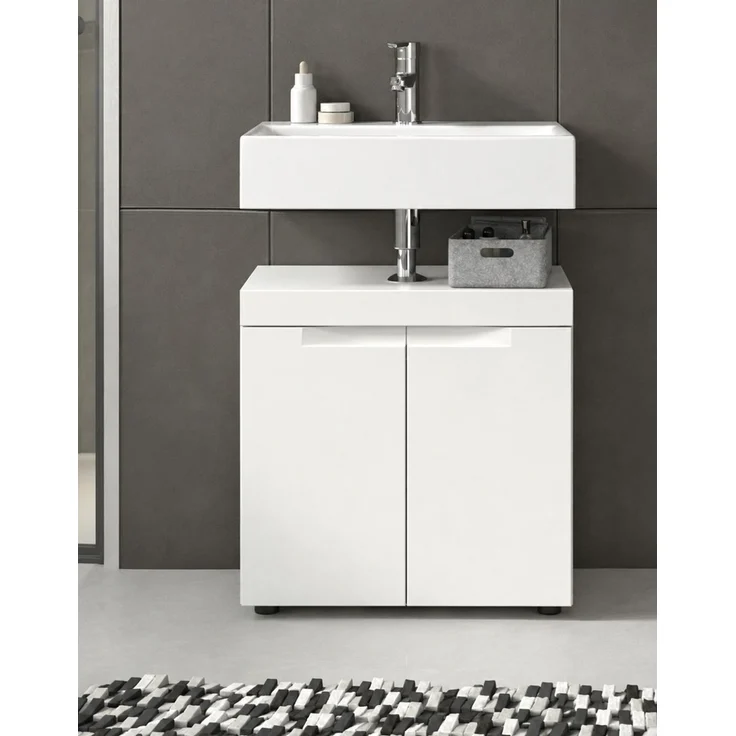 Waschbeckenunterschrank Gusto in weiß matt 60 cm – Bild 5