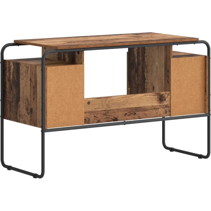vidaXL Schreibtisch mit Stauraum Altholz 120 x 50,5 x 75,5 cm 8008042 – Bild 6