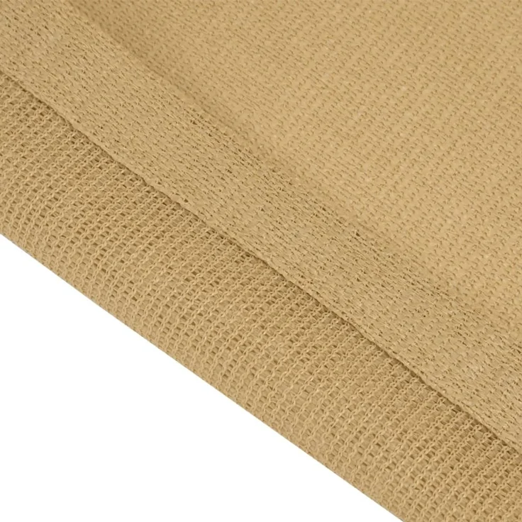 vidaXL Zeltteppich Sandfarbe 200x200 cm HDPE 4002288 – Bild 5