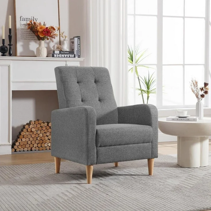 Woltu Ohrensessel (1-St), Relaxsessel mit Massivholzbeinen, Loungesessel modern – Bild 2