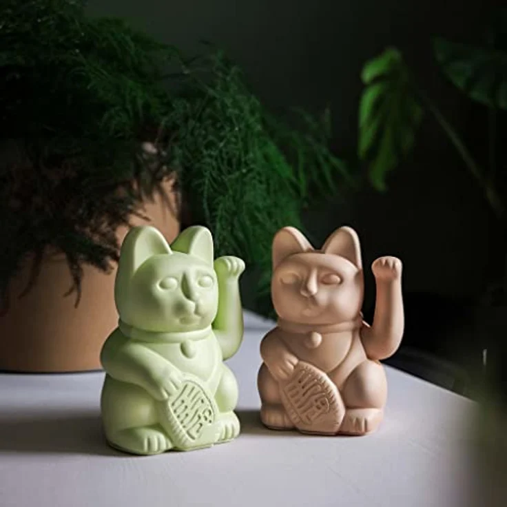 Donkey Winkekatze Lucky Cat Ocher – Bild 3