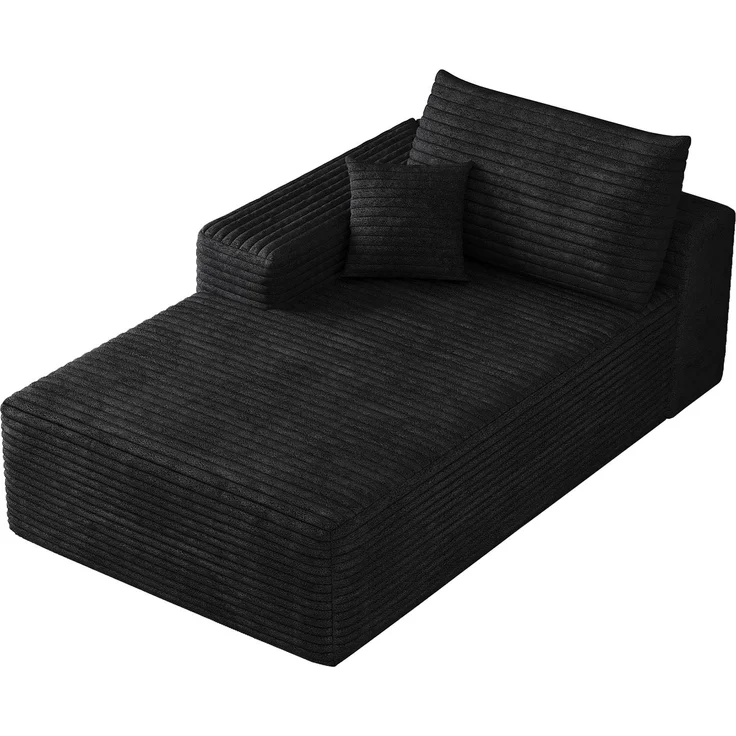 ZUBALIYA SchlafSofa mit Cordbezug, modular aufgebaut, ohne aufwendige Montage, für Wohnzimmer und Apartments – Bild 5