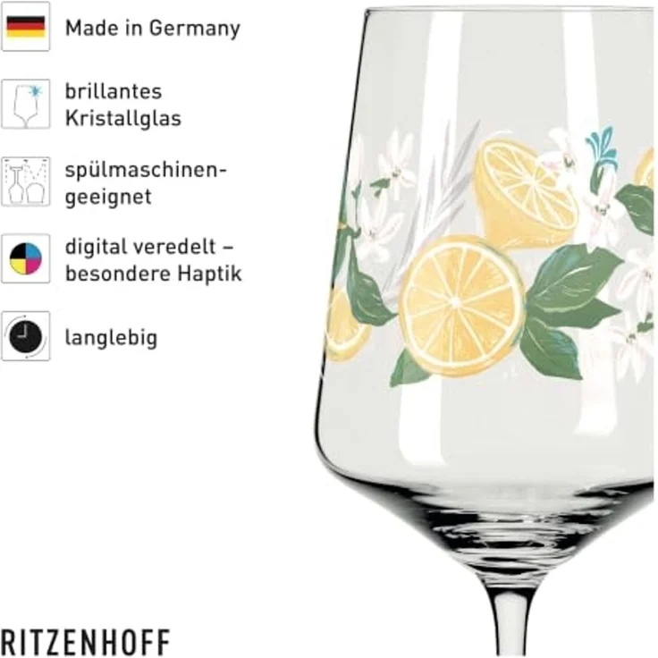 Ritzenhoff 6041006 Aperitifglas-Set F25 SOMMERTAU Limoncello Hanna Symonovych 2025 – Bild 5