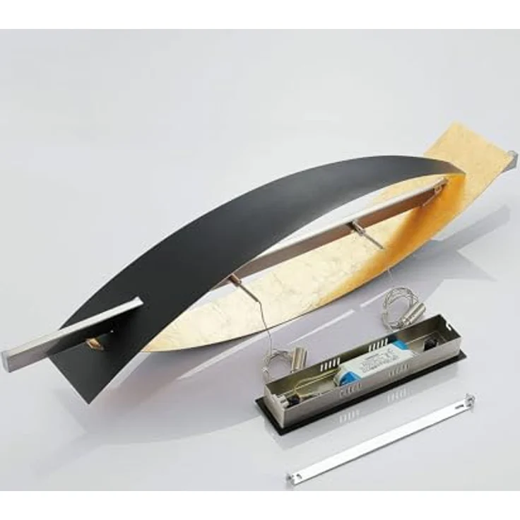 Lucande LED-Hängeleuchte Marija, 101 cm, dimmbar, schwarz-gold – Bild 13