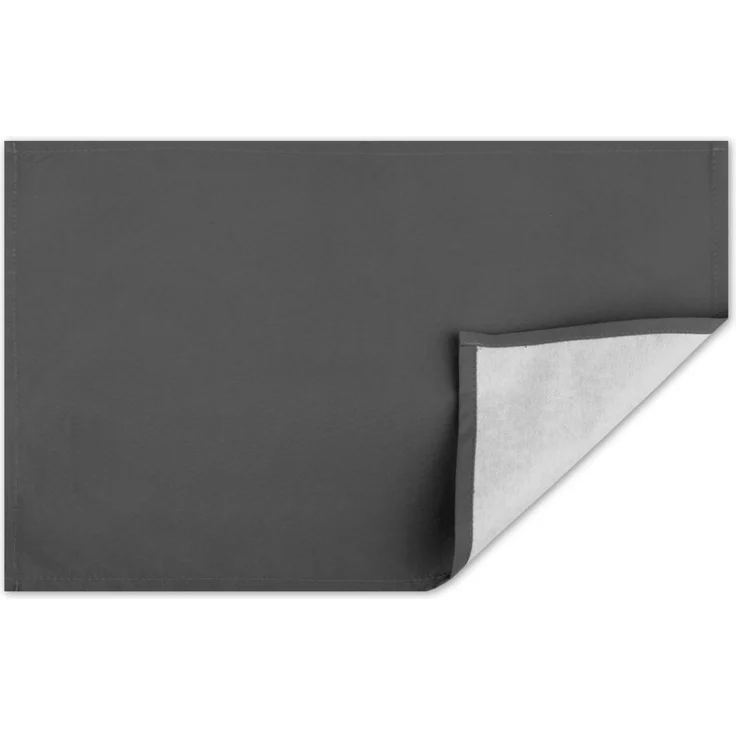 4er Set Tischsets Platzset Tischuntersetzer Platzdeckchen Tischdeko Tischmatte Essensunterlage Maße 30x45 cm, Farbe: anthrazit - dunkelgrau – Bild 3