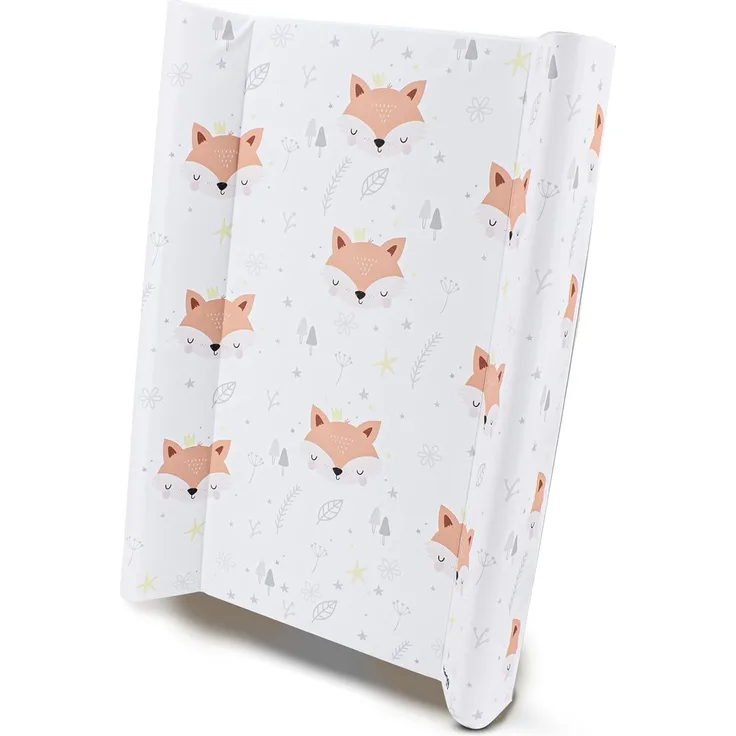 Wickelauflage 50x70 cm - abwaschbare Wickelunterlage mit Lineal - stabile Wickeltischauflage fürs Babybett - stark gepolstert, rutschfest, PVC - Wickelmatte in verschiedenen Designs