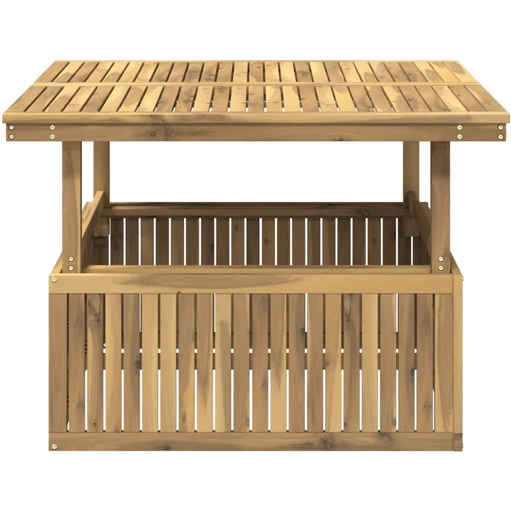 vidaXL Gartenkaffetisch aus massivem Akazienholz höhenverstellbar 901708 – Bild 5