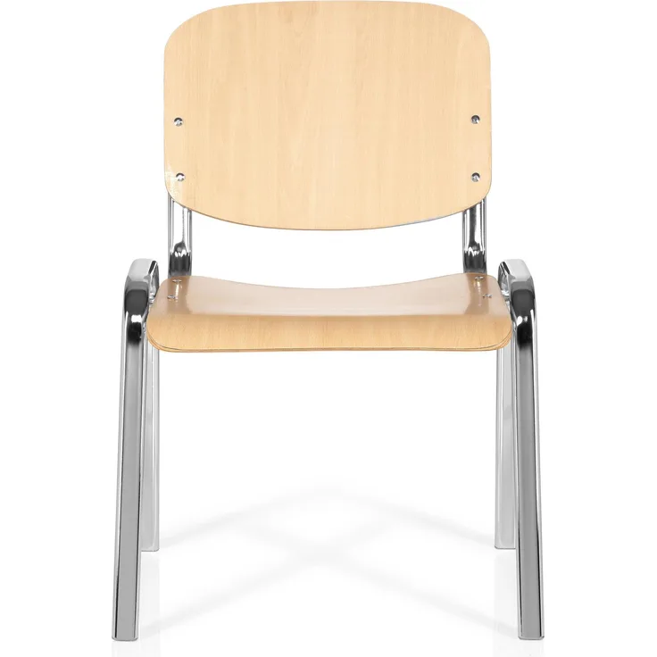 hjh OFFICE Besucherstuhl Konferenzstuhl XT 600 Holz Buche