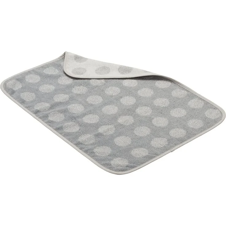 Leander Wickelauflage Matty pearl grey grau + Hoodie (Bade-Kaputzentuch) + Topper cool grey grau – Bild 5