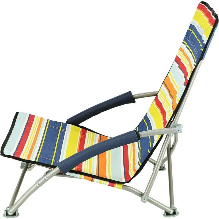 Nils Campingstuhl Strandstuhl Klappstuhl Faltstuhl (Spar-Set, 1 St), klappbar, Tragetasche, Armlehnen, bis 120 kg – Bild 4