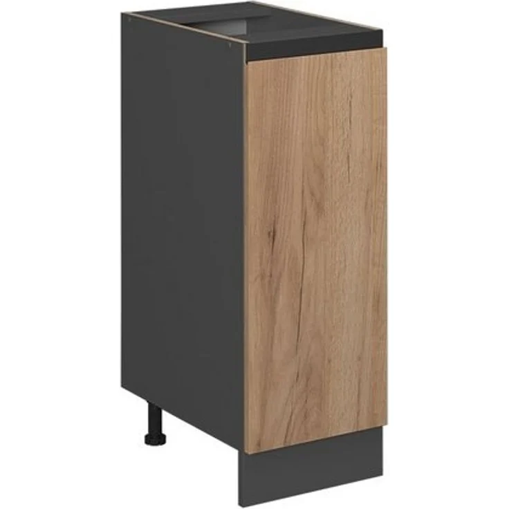 Apothekerschrank R-Line Goldkraft Eiche 30 cm J-Shape, ohne Arbeitsplatte Vicco – Bild 4