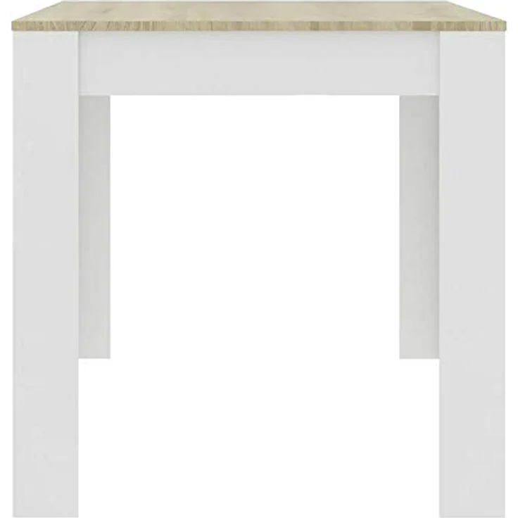 BAKAJI Tisch für Esszimmer, Küche, rechteckig, modernes Design, aus MDF-Holz, Melamin-Finish, Maße: 20 x 80 x 74 cm – Bild 5