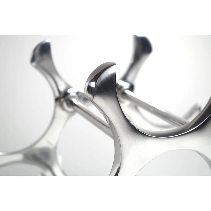 Kobolo Weinregal Flaschenhalter CIRCLE aus Metall für 6 Flaschen – Bild 4