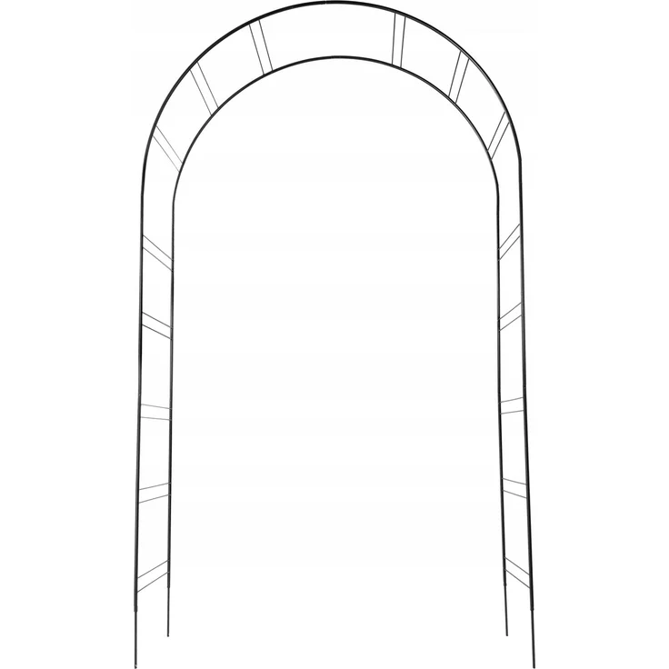 KADAX Gartenbogen-Pergola, Metall, für Blumen, Rosen, 255 cm – Bild 5