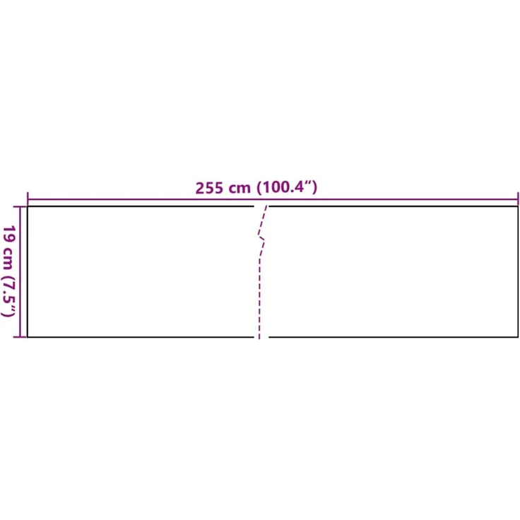 vidaXL Balkon-Sichtschutze 10 Stk. Weiß 255x19 cm Poly Rattan 156313 – Bild 7