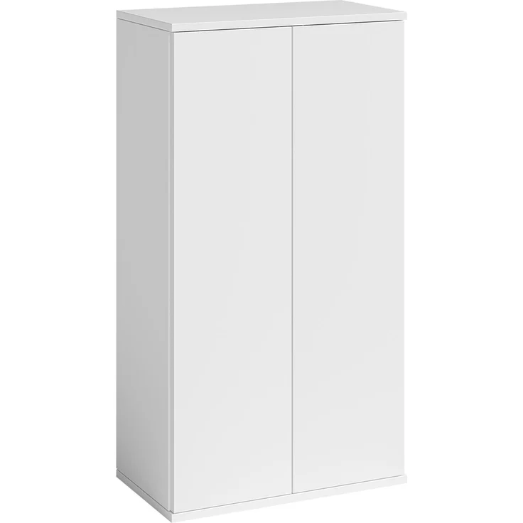 Bellamio 'Ais' Mehrzweckschrank, weiß, 110x33x60 cm, kleiner Aktenschrank mit 3 Fächern, Hängeschrank mit Push-to-open – Bild 9