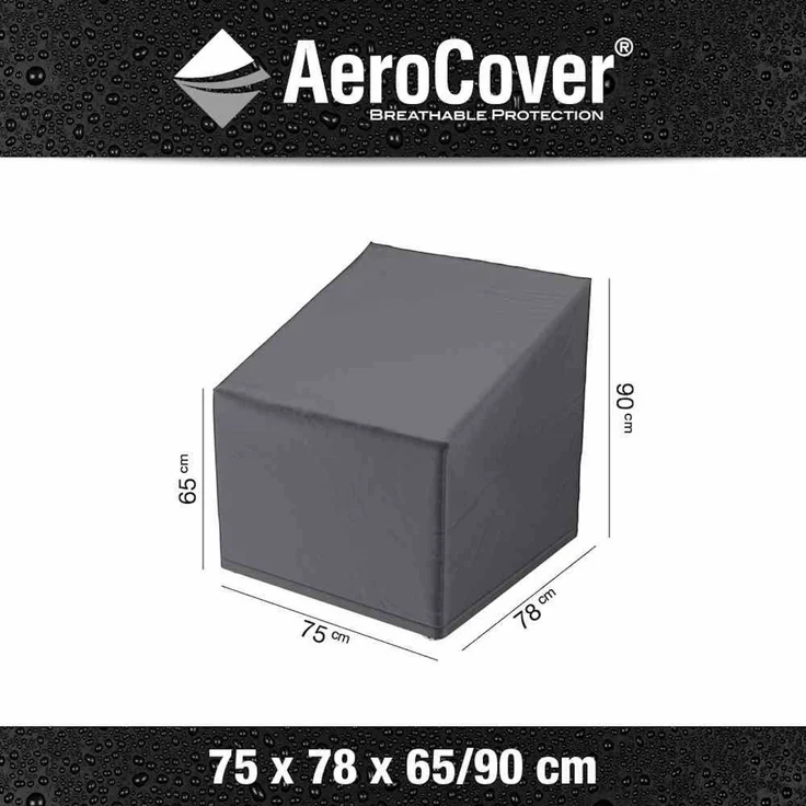 AeroCover Schutzhülle für Loungesessel 75x78x65/90 cm Schutzhaube Sesselabdeckung – Bild 2