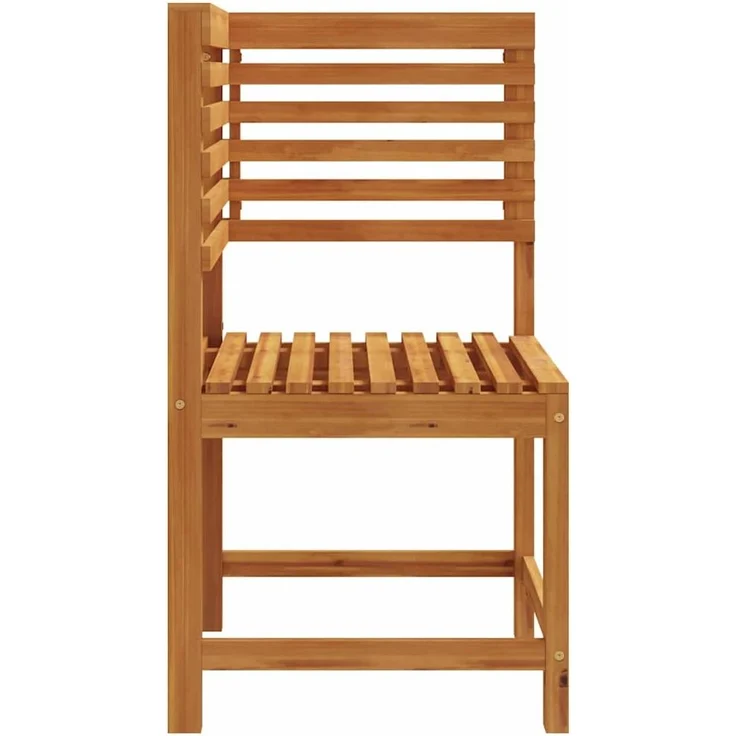 vidaXL Gartenstuhl Braun 50 x 50 x 91cm Massivholz Akazie 4107157 – Bild 4
