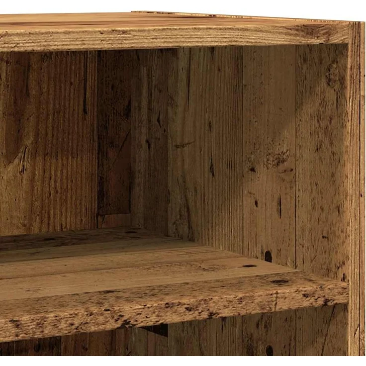 vidaXL Sideboard Altholz-Optik 57x35x70 cm Holzwerkstoff 856474 – Bild 6