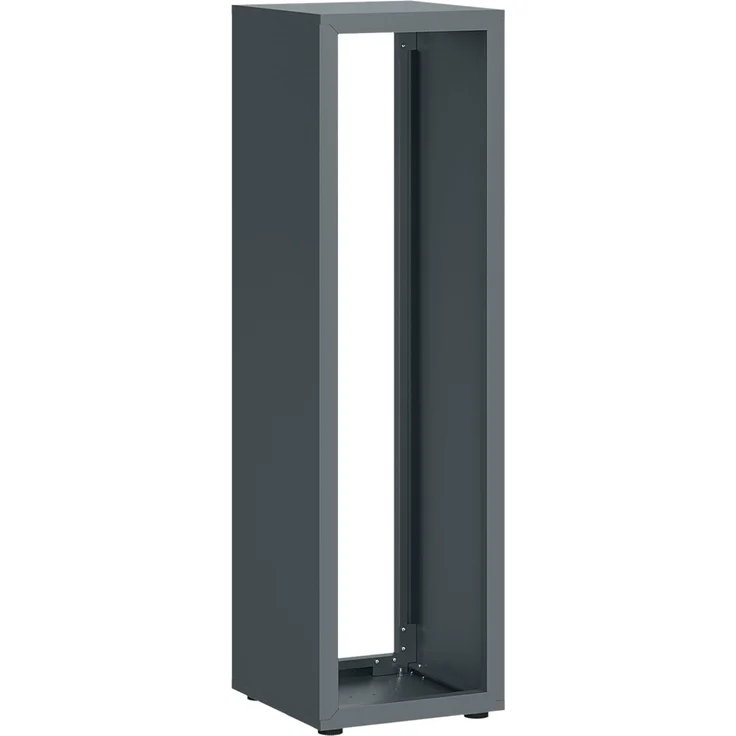 STEELSØN 'Keid' Kaminholzregal 110x40x40 cm, Brennholz Regal für innen/außen, rostfrei & wetterfest, stabil aus Metall, anthrazit – Bild 11
