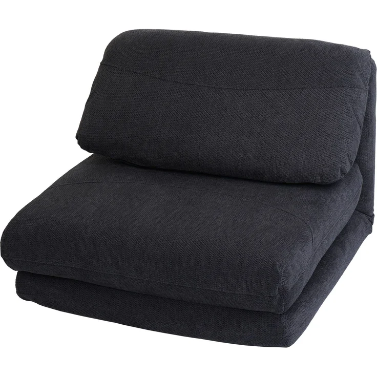 Schlafsessel HWC-E68, Schlafsofa Funktionssessel Klappsessel Relaxsessel, Stoff/Textil ~ dunkelgrau – Bild 9