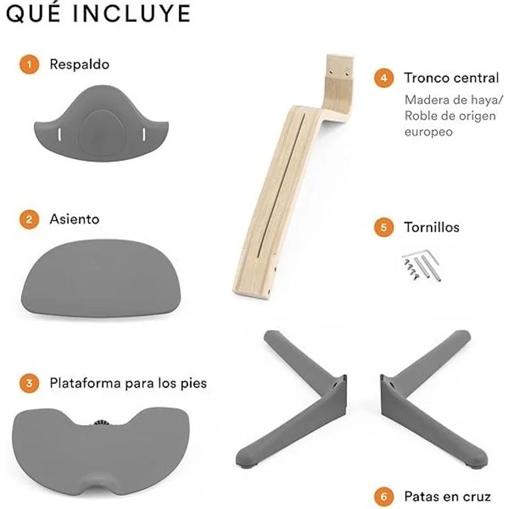 Stokke Nomi Hochstuhl Natural/White – Bild 6