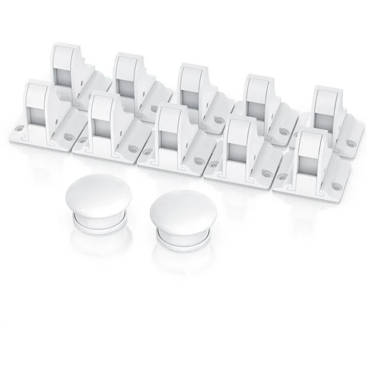 BEARWARE Kindersicherung Babysicherung Schrankschloss, Schranksicherung magnetisch 10 Schlösser, Magnet Schloss für Schrank und Schubladen, Bohren ohne Werkzeug – Bild 4