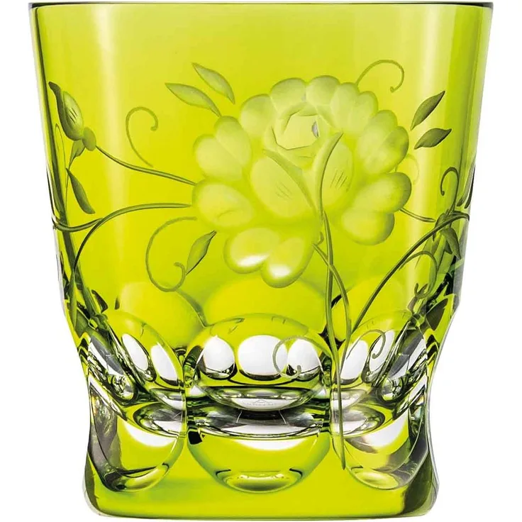 Becher Kristall Rose reseda (8,5 cm)