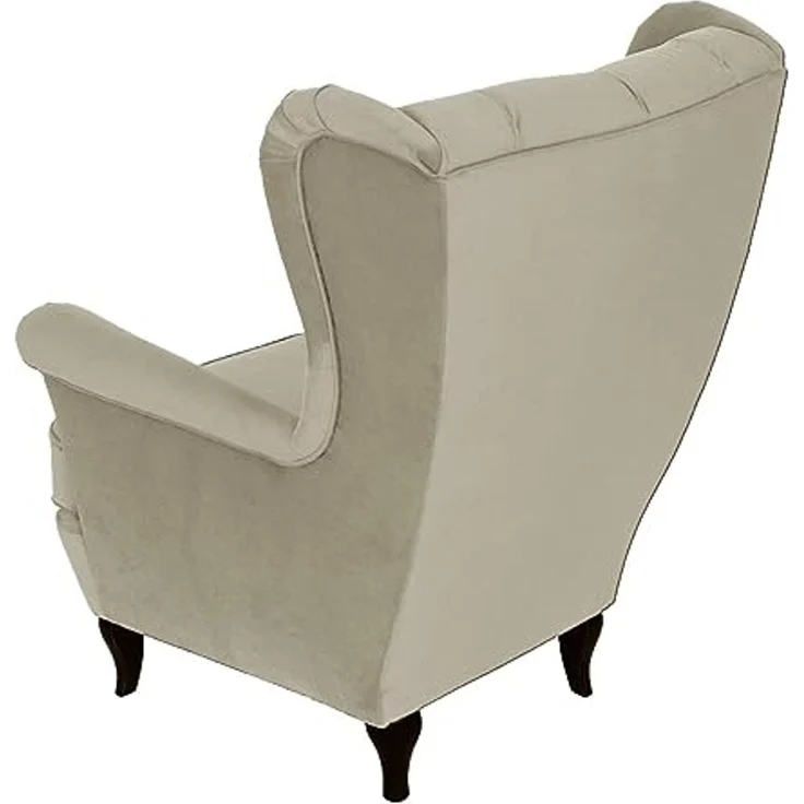 Beautysofa Ohrensessel Ohrensessel Sessel FALCO Chesterfield Wohnzimmersessel Fernsehsessel – Bild 5