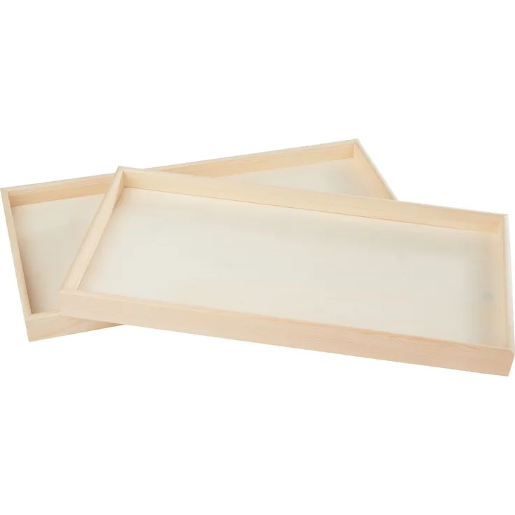 VBS Tablett Deco-Style, Holz, 40x20 cm 2er-Pack