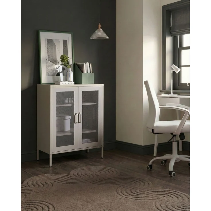 Schrank WAKATIPU Metall Beige – Bild 3
