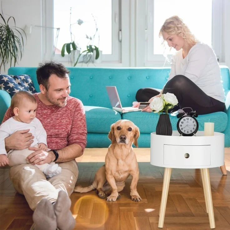 Beistelltisch mit Schublade – Bild 2