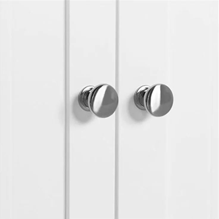 Yaheetech Badschrank Küchenschrank Kommode Aufbewahrungsschrank mit Schublade und Doppeltür Badezimmer 60 x 30 x 80 cm LBH Weiß – Bild 8