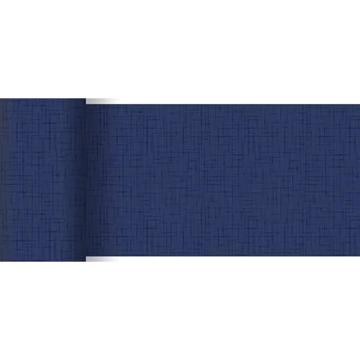 Duni Tischläufer 1 Dunicel® Tischläufer Linnea dunkelblau, 0,15 m x 20m, 178419 – Bild 1