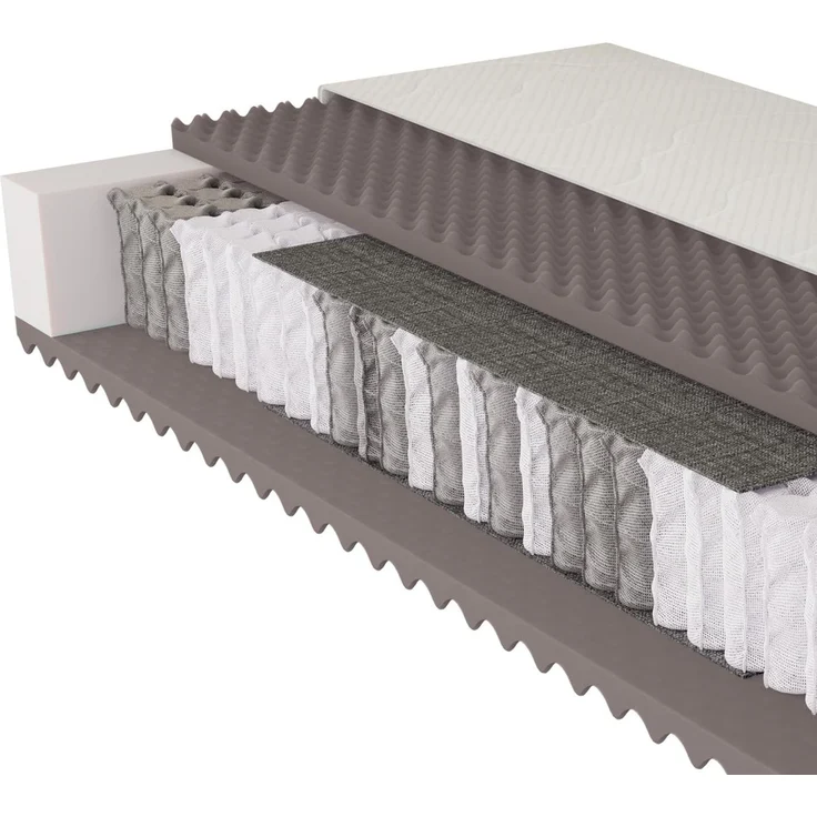 Taschenfederkernmatratze 5 Sterne TFK – GOLD Luxus-Taschenfederkernmatratze Hotelkomfort, Beco, 29 cm hoch, Wendematratze, gleichfeste Seiten, Premiumhöhe, auch in 140x200