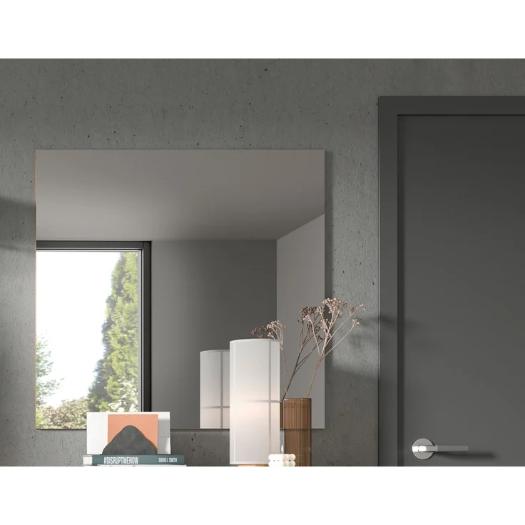 Spiegel (B/H/T: 90x87x2 cm) in Evoke Oak Nachbildung – Bild 5