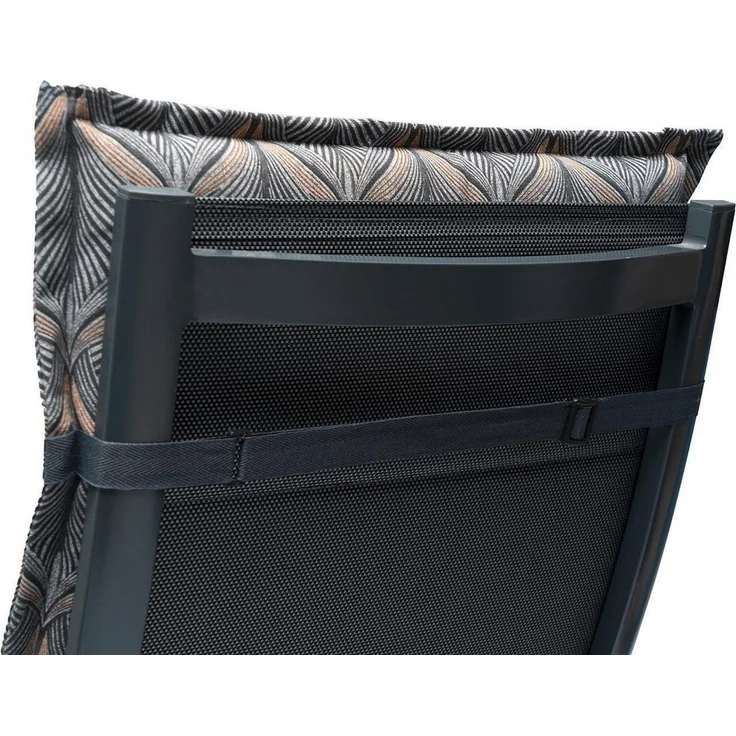 GO-DE Polsterauflage SANDY, B 50 x L 120 cm, Grau, Baumwolle, Polyester, (1 St), für Hochlehner-Stühle – Bild 4