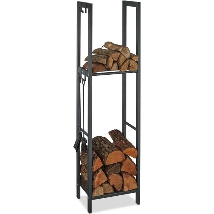 Kaminholzregal mit 2 Ablagen 10026017_945 – Bild 1