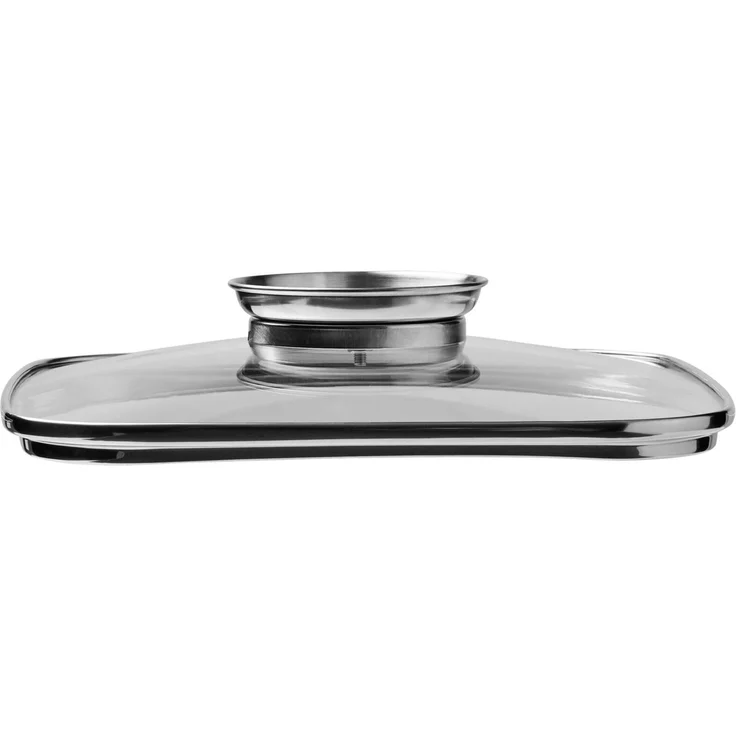 Homeware Braten- & Schmortopf, Aluminium schwarz, 24 x 10.5 x 24 cm, inkl Deckel – Bild 3