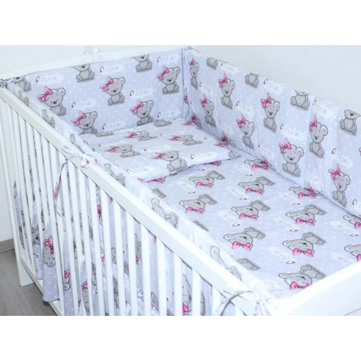 Primawela Bettnestchen Nestchen 420 cm Bettumrandung Baby Bett Kinder Nest Kopfumrandung – Bild 2