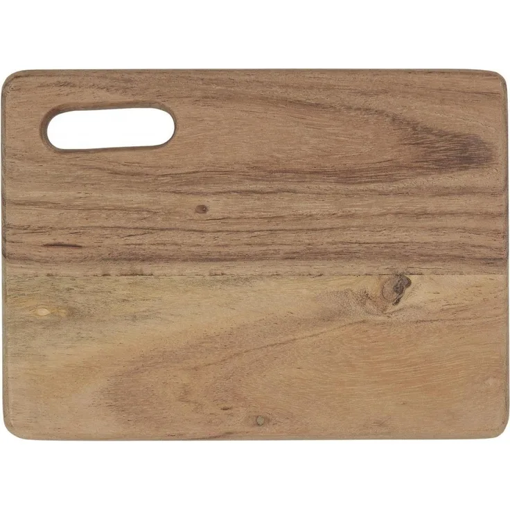 Ib Laursen - Frühstücksbrettchen Schneidebrett 21x16cm Holz mit Loch 17072-00